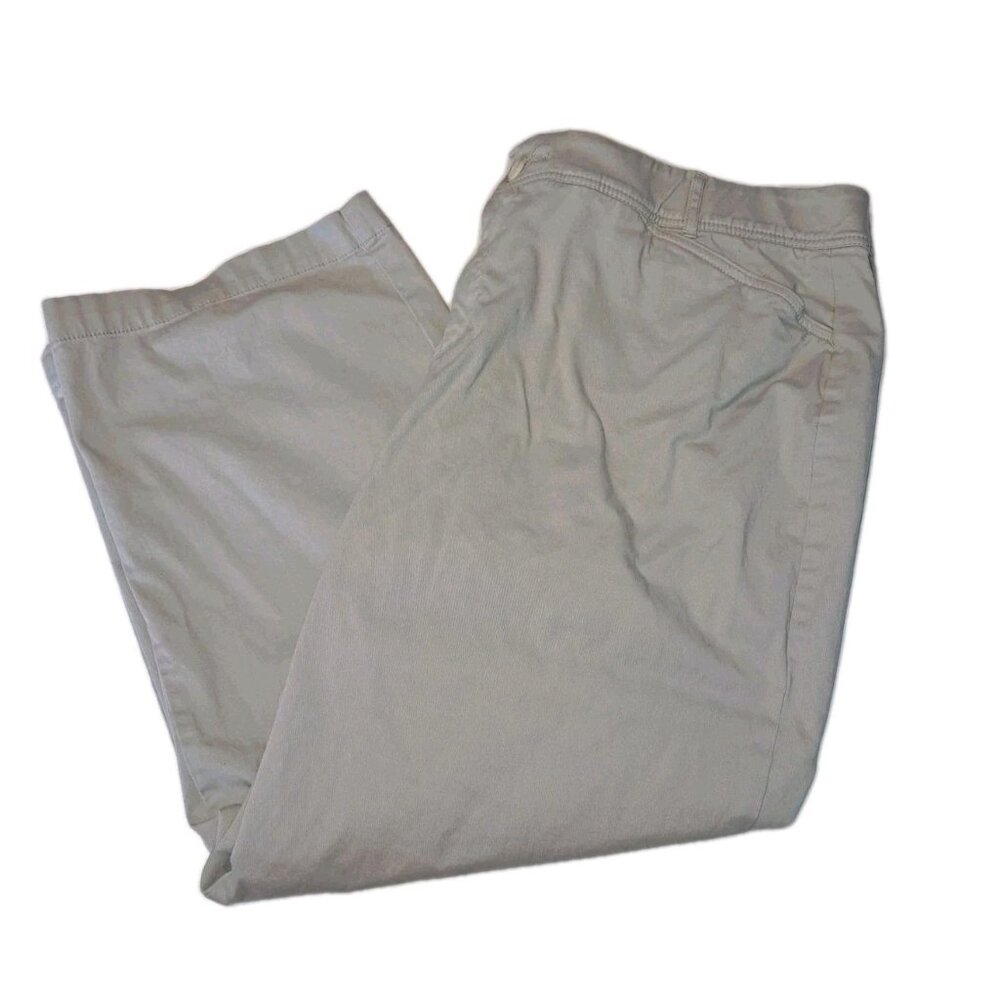 Christopher & Banks Womens Beige Size 22 Petite Pants 44x27 Comfort Wiast